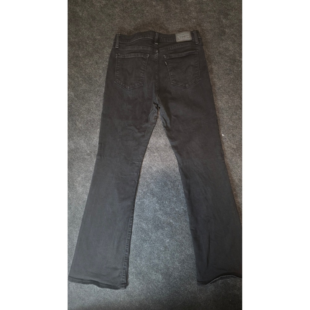Levis 315 Shaping Bootcut Jeans Womens 29 Black Stretch Denim Mid Rise Pants